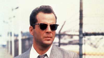 Bruce Willis con gafsas Browline